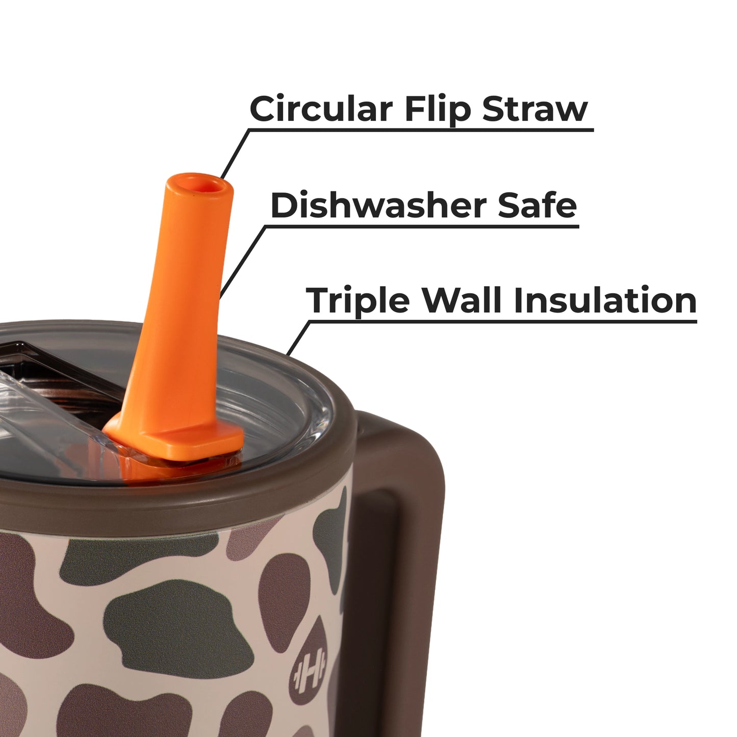 Duck Camo Hydrojug 40oz Traveler Tumbler