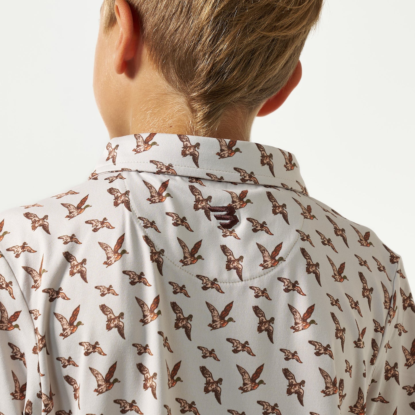 Burlebo Youth Performance Polo | Mallards Flying In