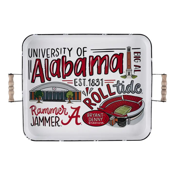 Alabama Icon Enamel Tray