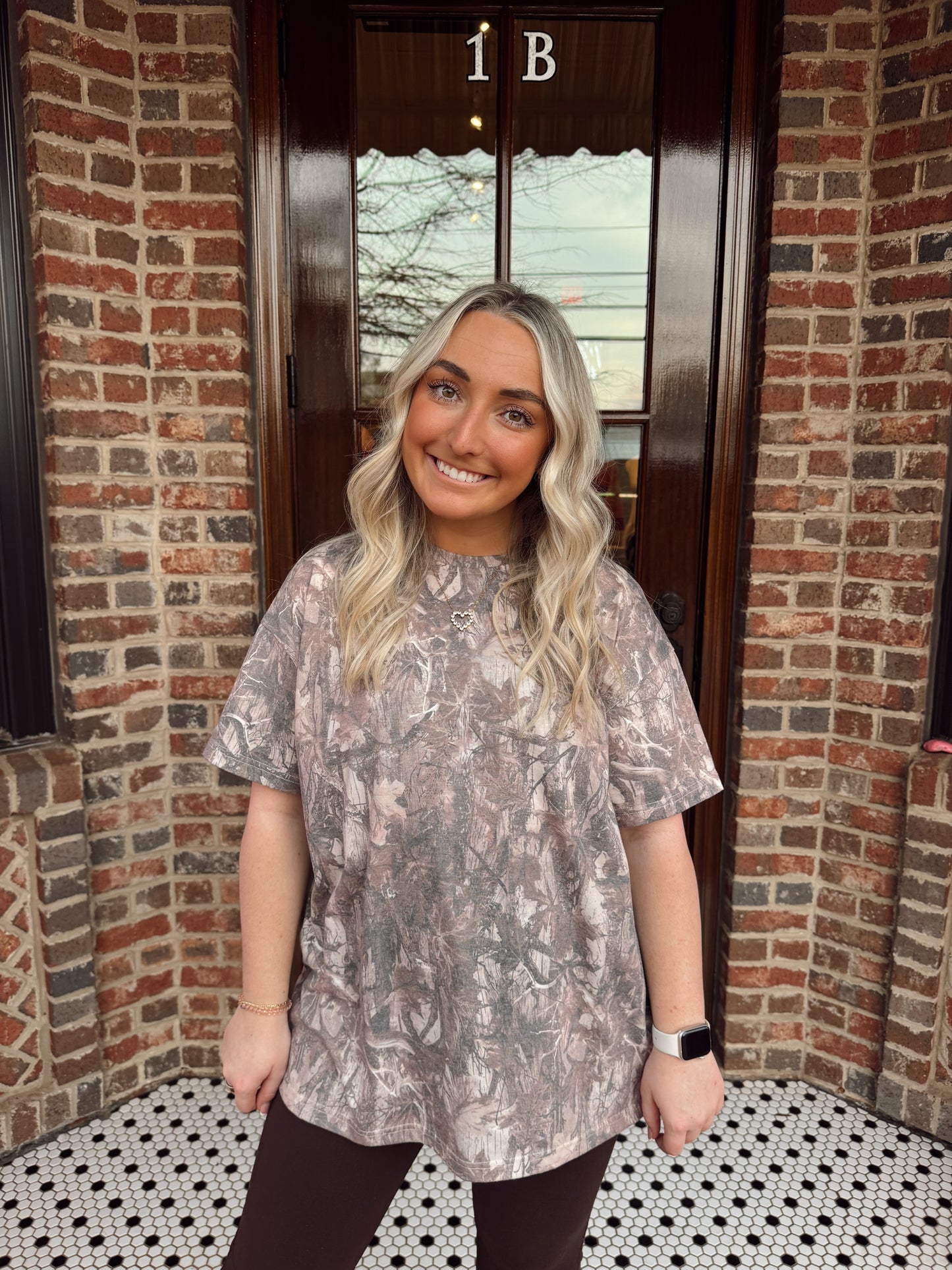 Dark Camo Oversized Tee