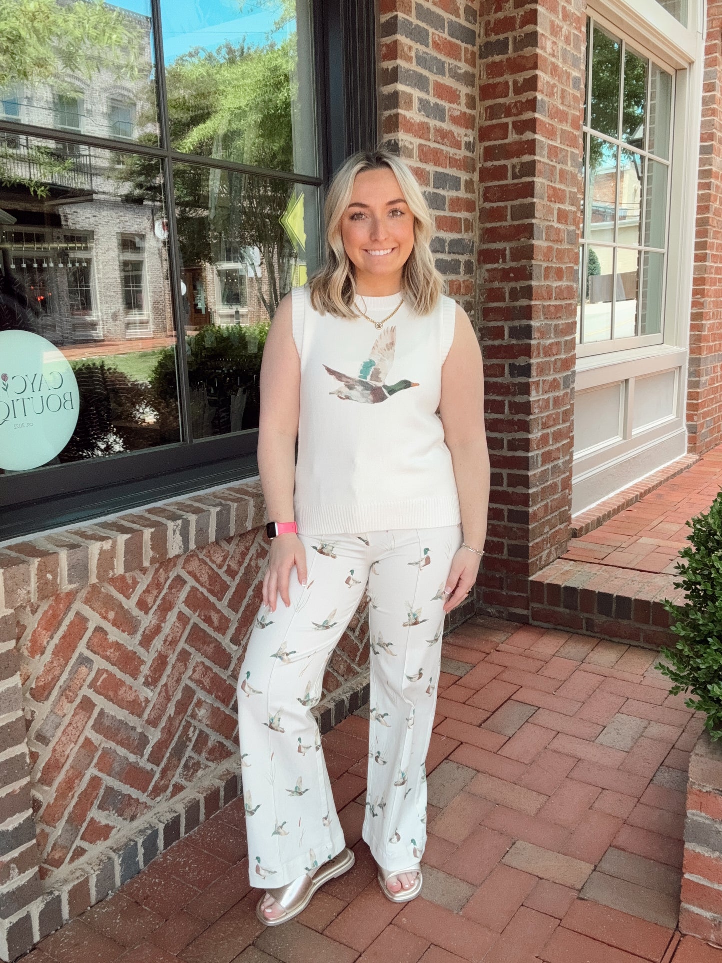 Mallard Stretch Denim Wide Leg Jeans