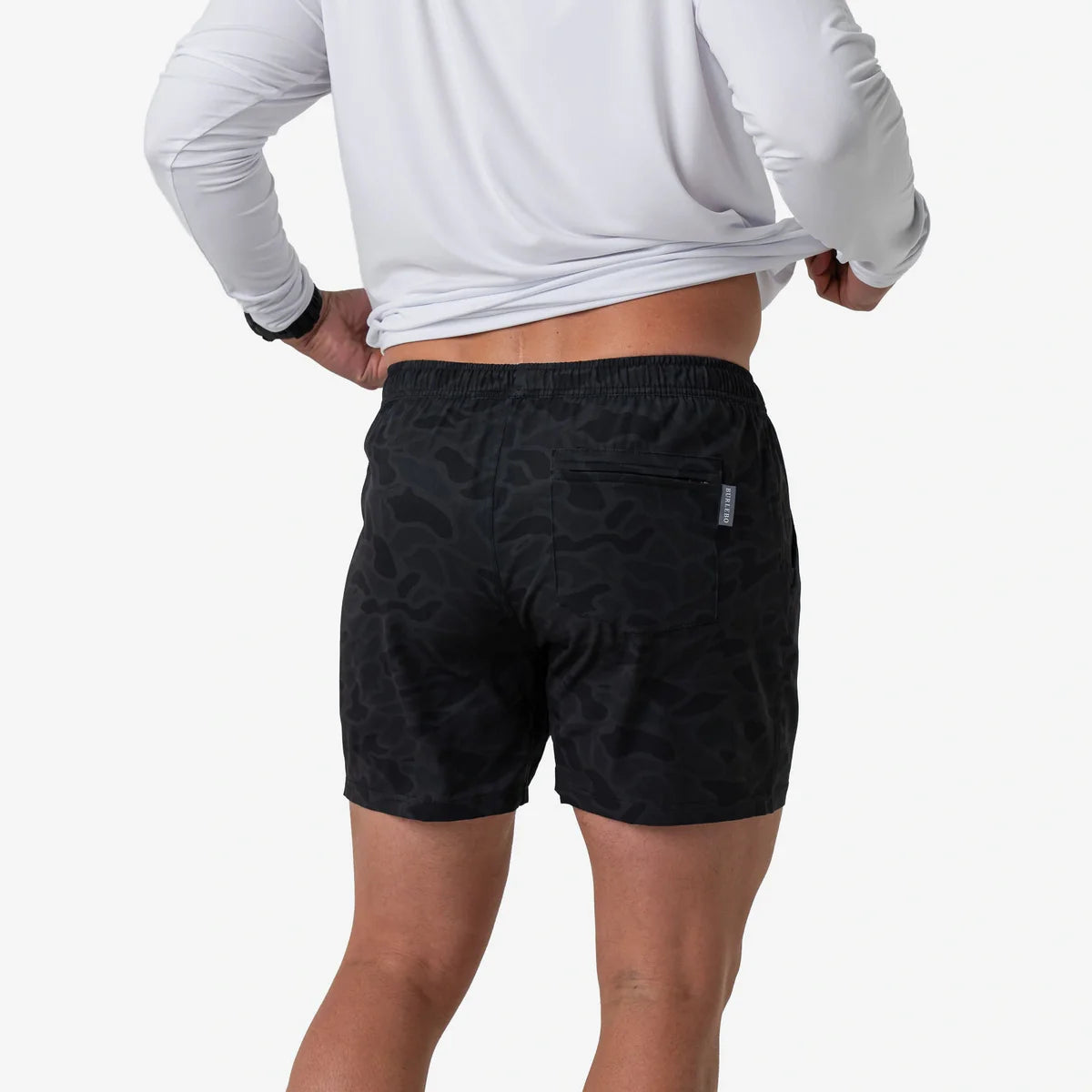 Burlebo Athletic Short | Black Camo - Black Liner