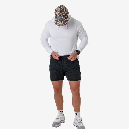 Burlebo Athletic Short | Black Camo - Black Liner