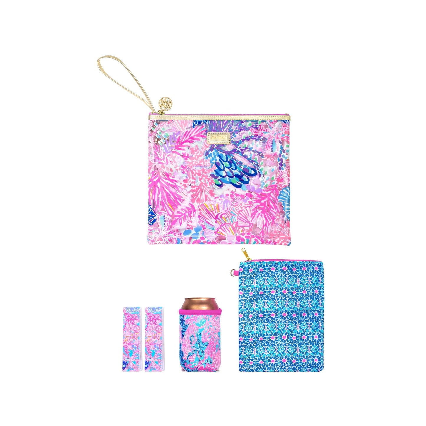 Lily Pulitzer Beach Day Pouch, Splendor in the Sand
