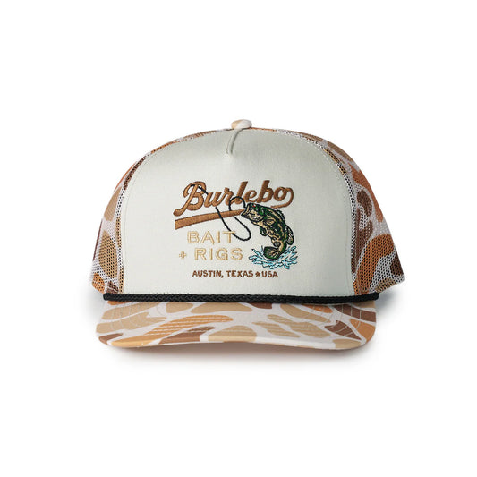 Burlebo Bait Rigs Camo Mesh Hat