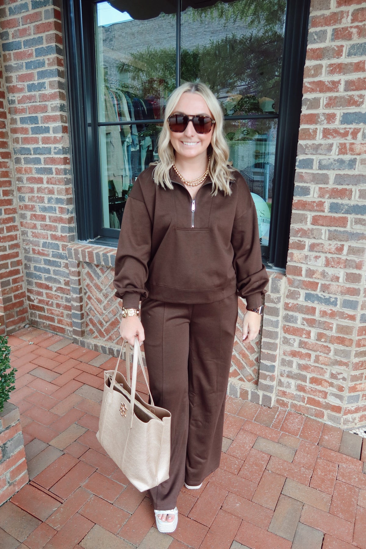 Mocha Muse Top & Pants Set