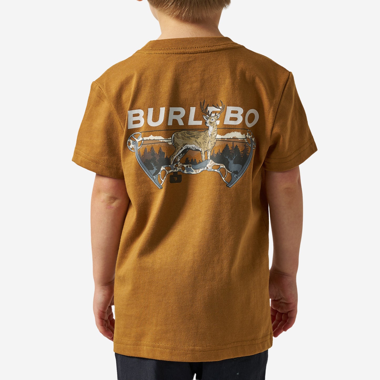 Burlebo Youth Short Sleeve Tee | Bow Hunter - Light Brown