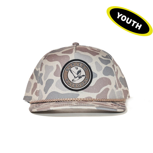 Burlebo Circle Mallard | Classic Deer Camo Hat | Youth