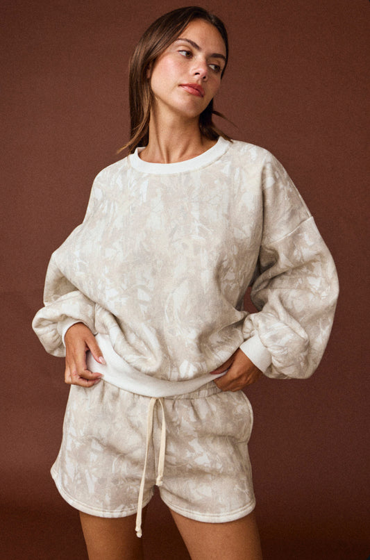 PREORDER: ETA NOVEMBER | Vintage Woodland Camo Sweatshirt & Short Set