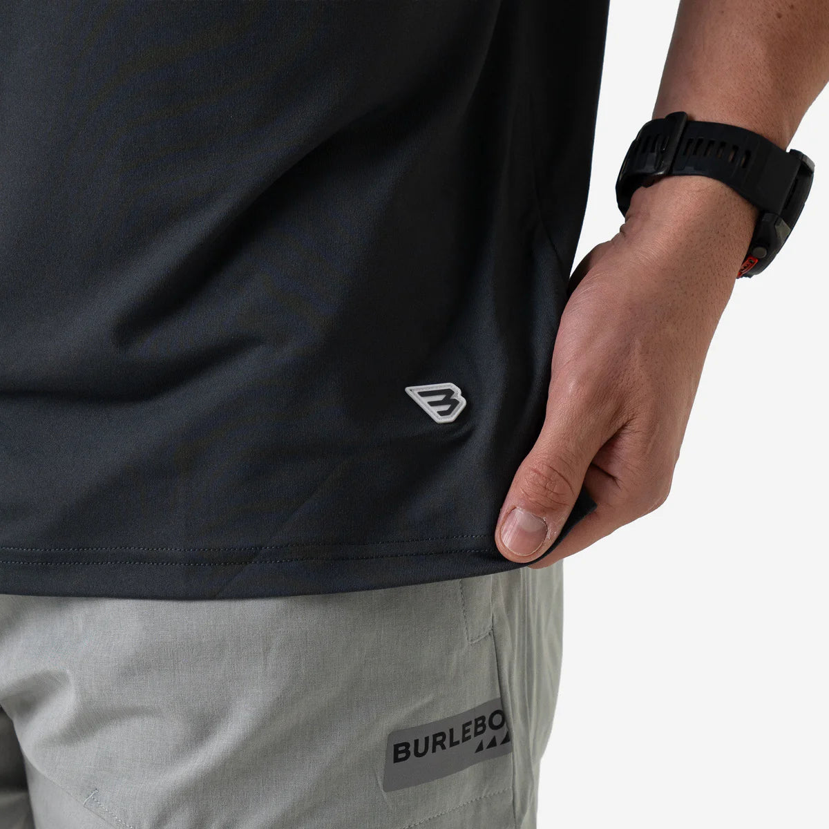 Burlebo Go To Tee | Gun Metal Grey