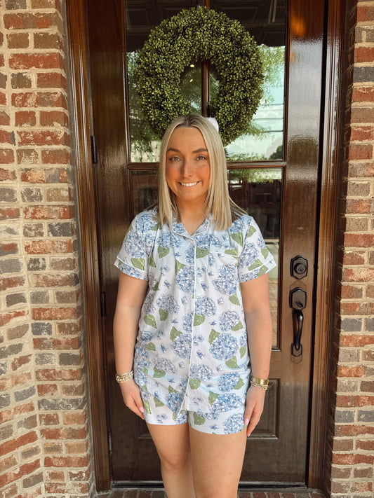 Hydrangea Dreams Pajama Set