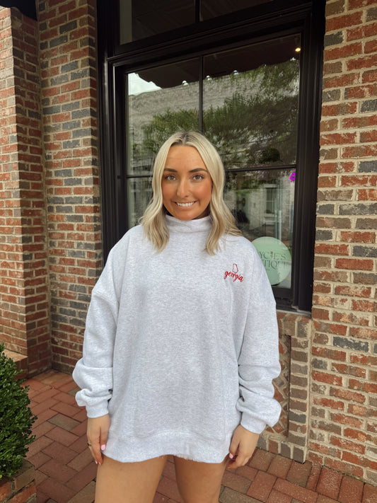 Georgia Mockneck Sweatshirt | One Size