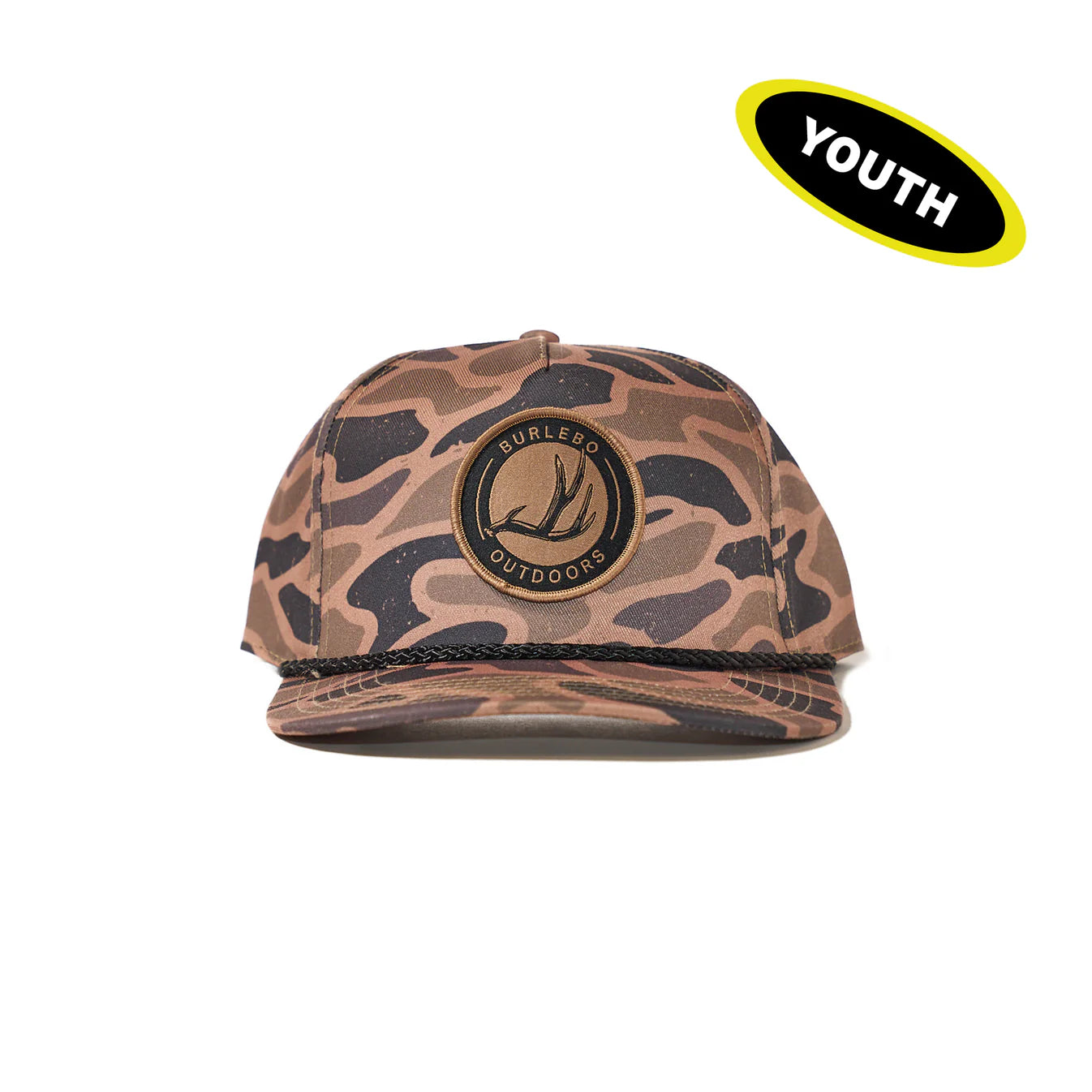 Burlebo Youth Antler Patch Gauge Camo Hat