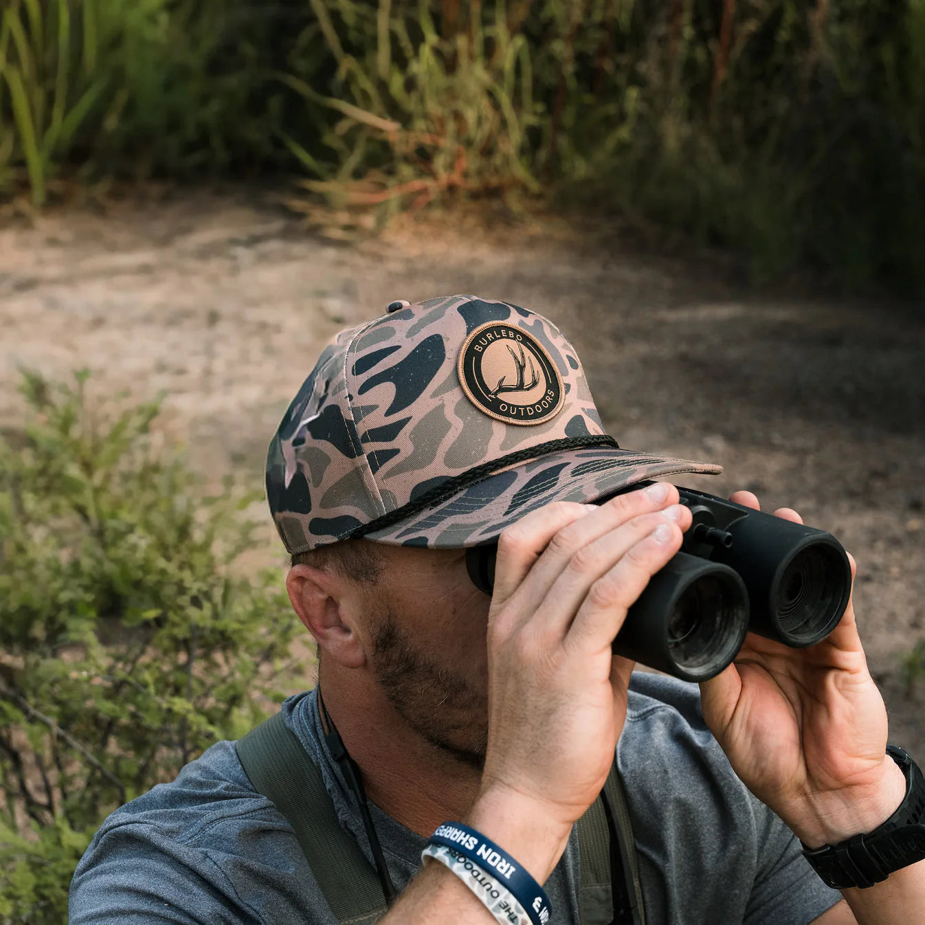 Burlebo Antler Patch Gauge Camo Hat | Adult