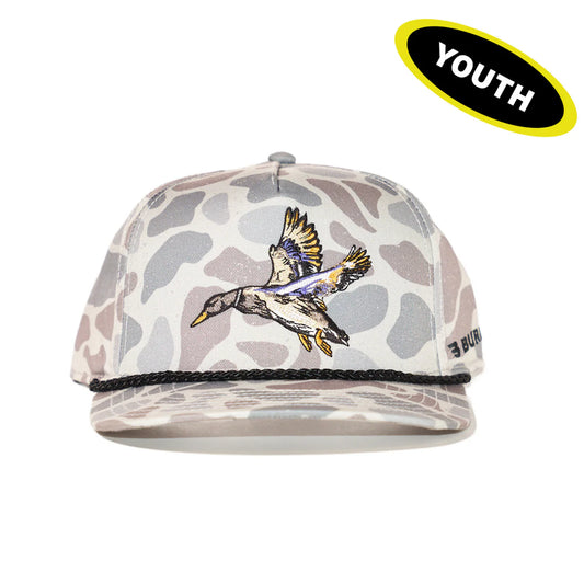 Burlebo Diving Mallard Classic Deer Camo Hat | Youth