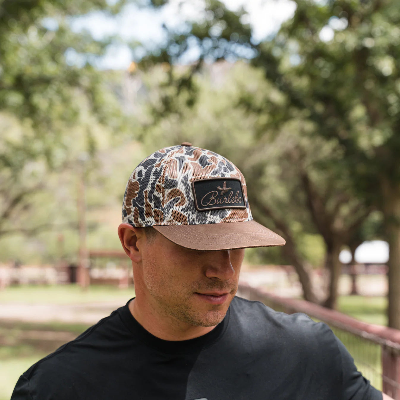 Burlebo Woods Camo Full Mesh Hat | Adult