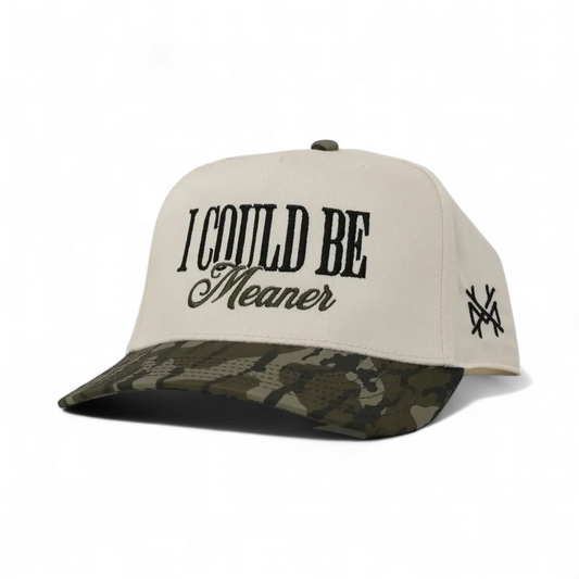 I Could Be Meaner Bottomland Trucker Hat