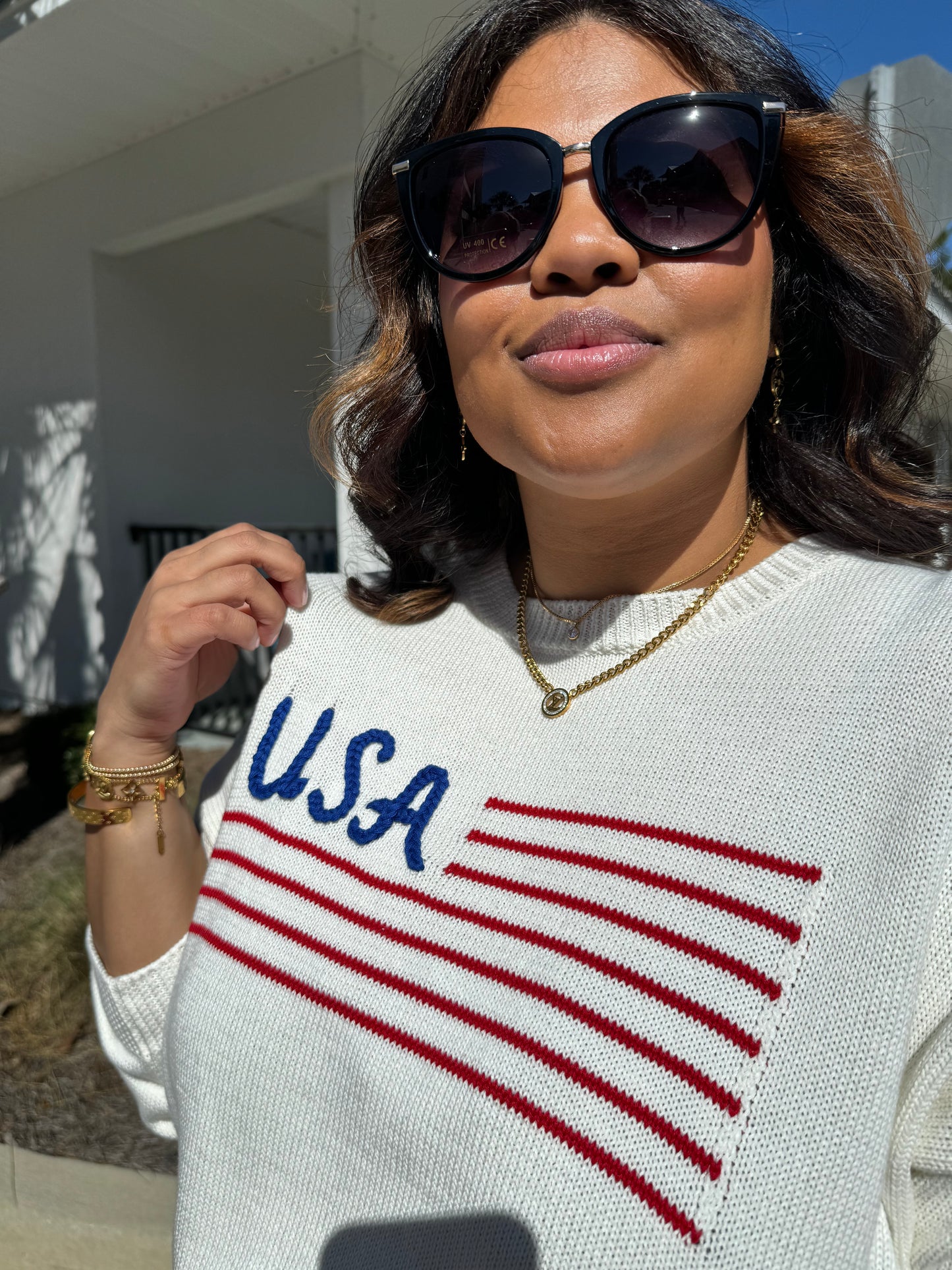 USA Knit Sweater