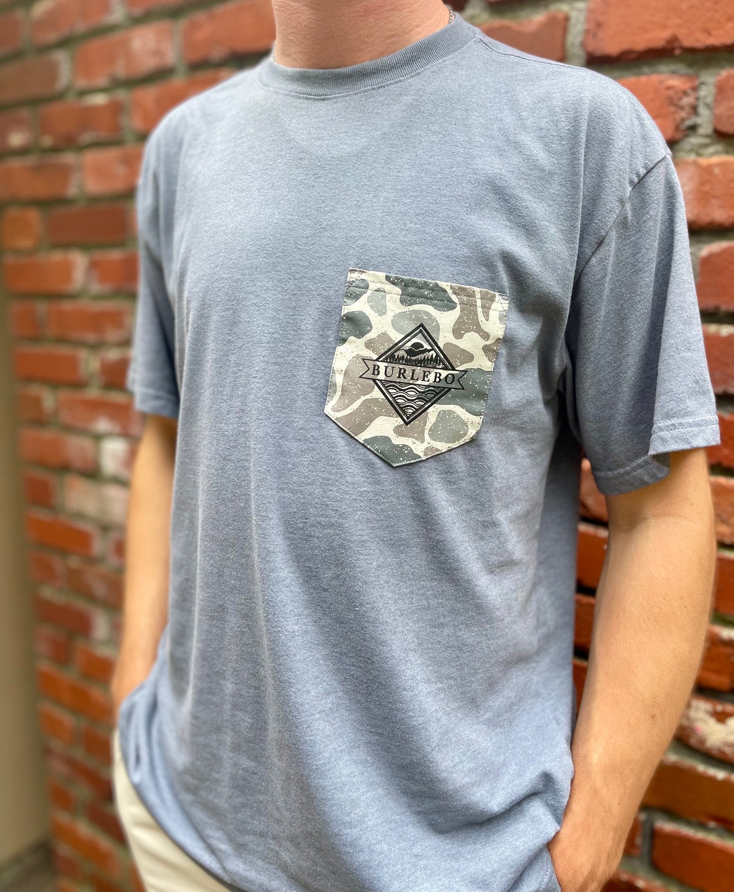 Burlebo Deer Camo Pocket Tee