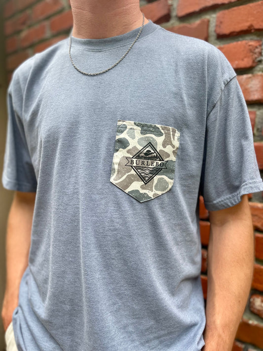 Burlebo Deer Camo Pocket Tee