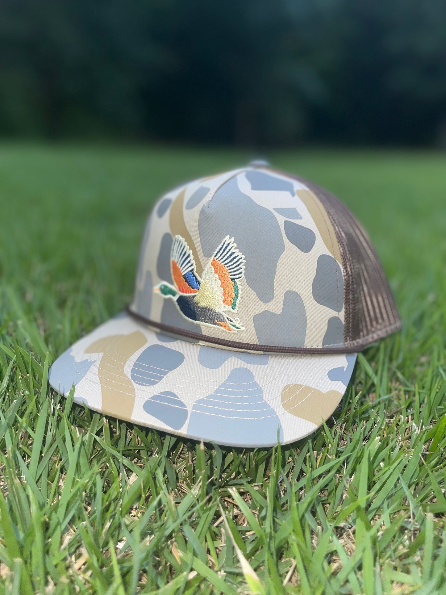 Burlebo Retro Camo Duck Cap