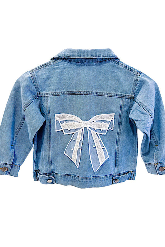 Harper Bow Denim Jacket