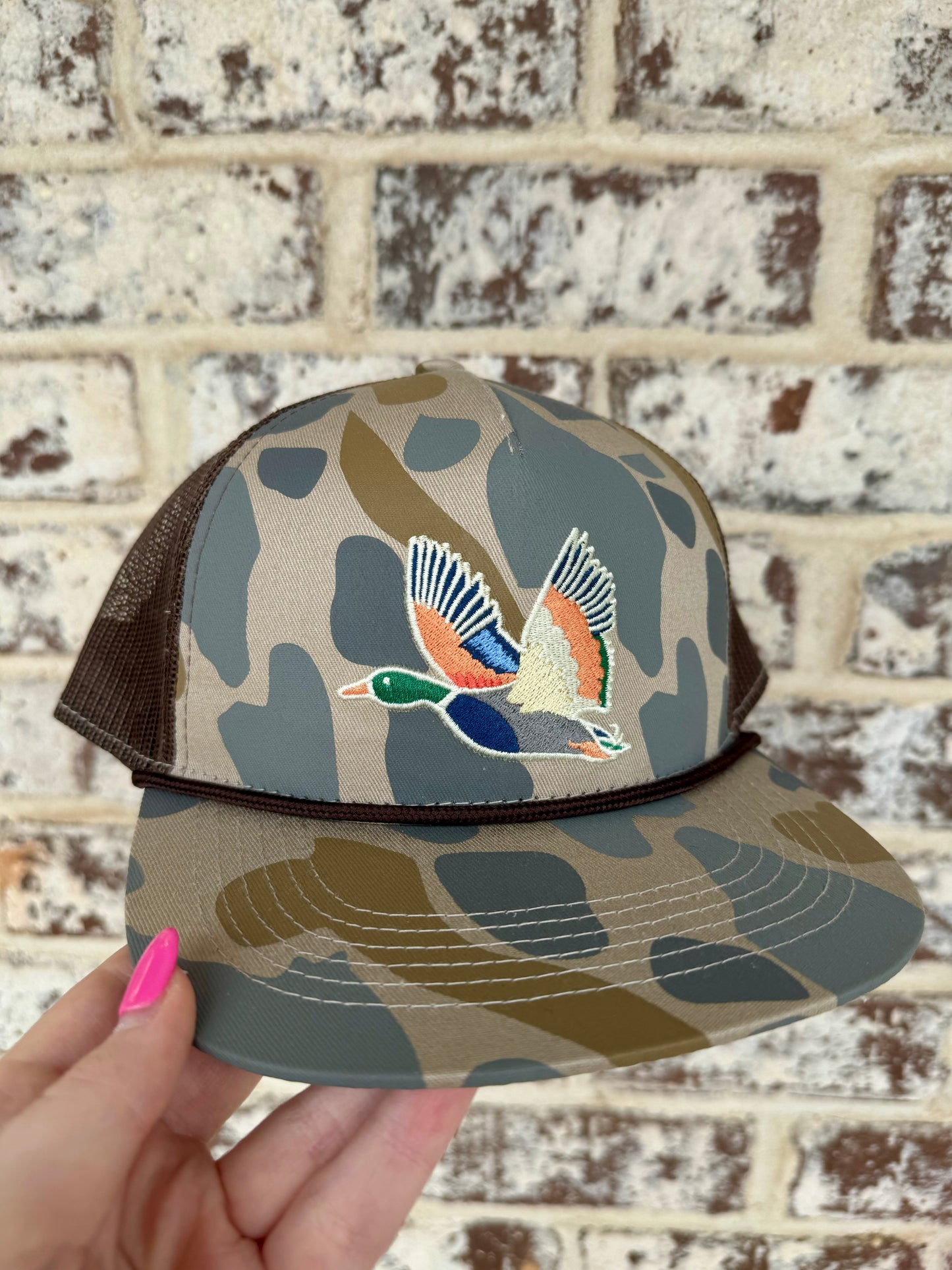 Burlebo Retro Camo Duck Cap