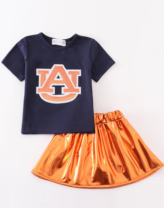 Girls AU Sequin Skort Set