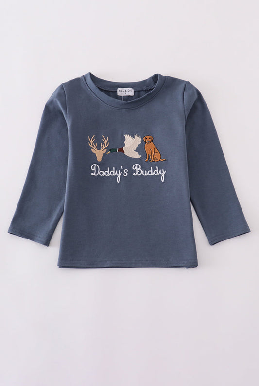 Navy Daddy's Buddy Top