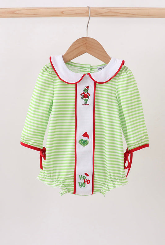Grinch Embroidery Bubble