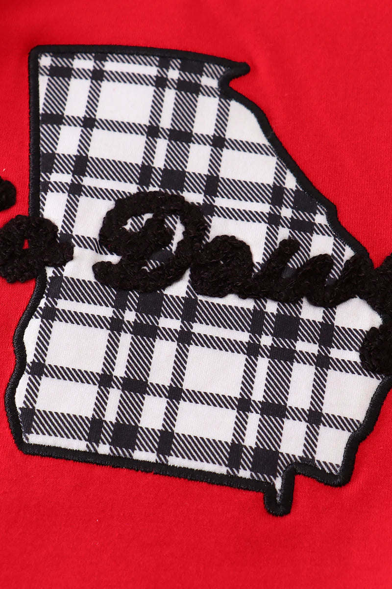 Red Go Dawgs French Knot Set