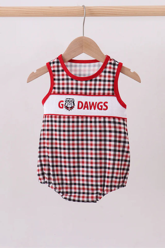 Georgia Go Dawgs Plaid Bubble