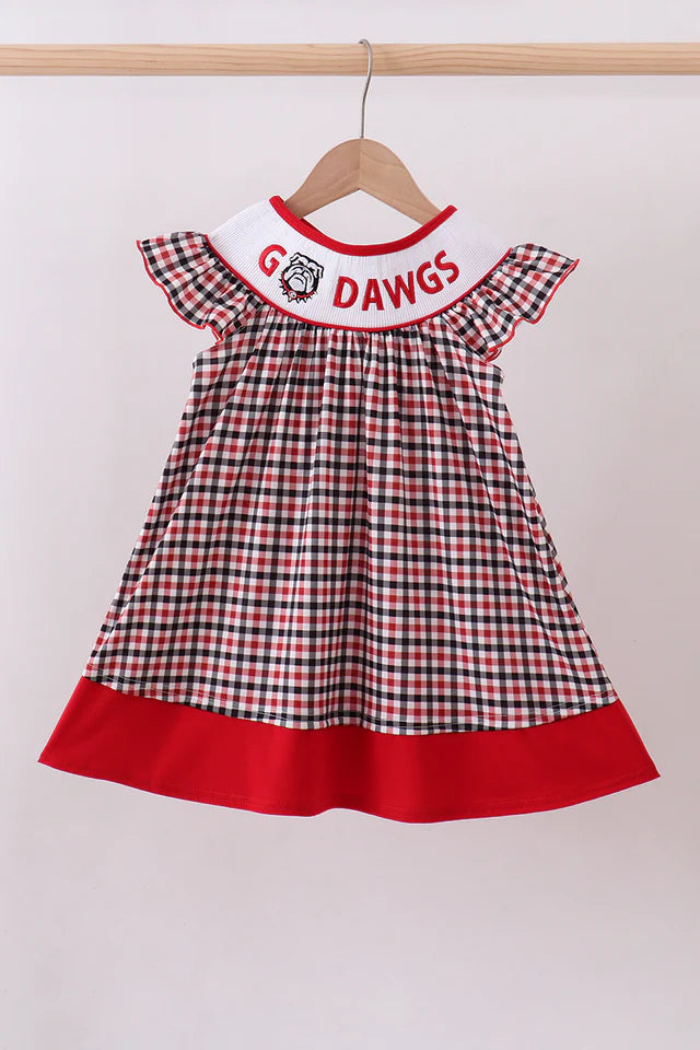 Georgia Go Dawgs Smocked Dress