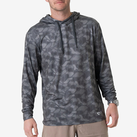 Burlebo Performance Hoodie | Stone Camo