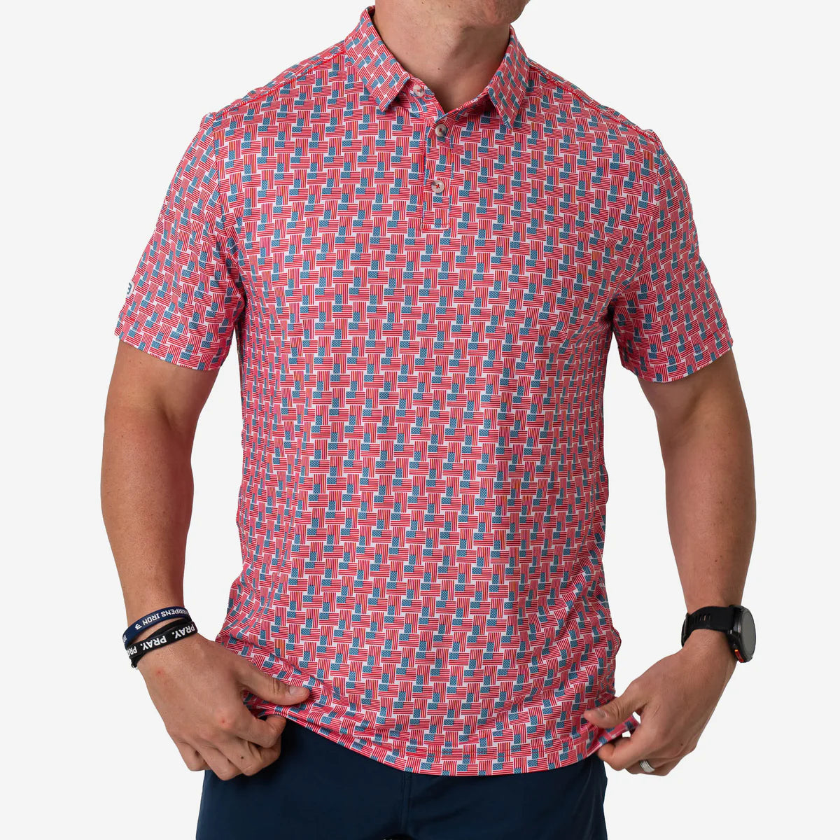 Burlebo Performance Polo | American Flag
