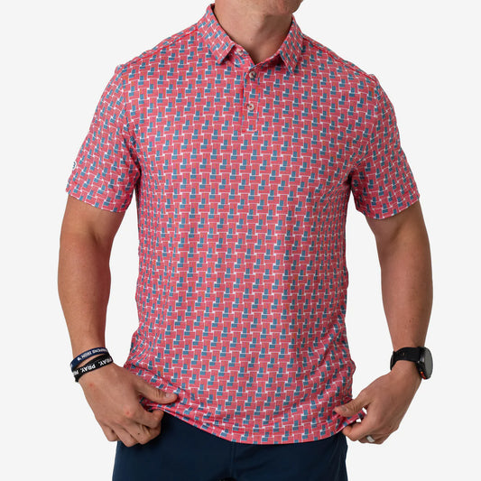 Burlebo Performance Polo | American Flag