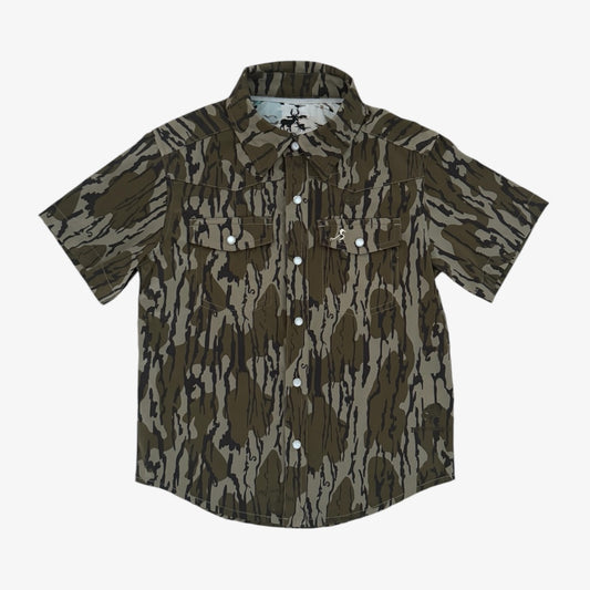 Performance Pearl Snap | Original Bottomland & Mallard Sky (child)
