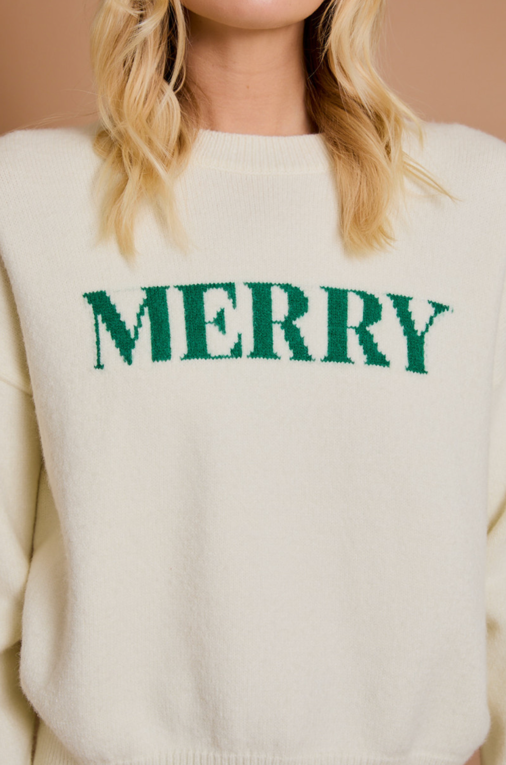 Merry Green Pullover Sweater