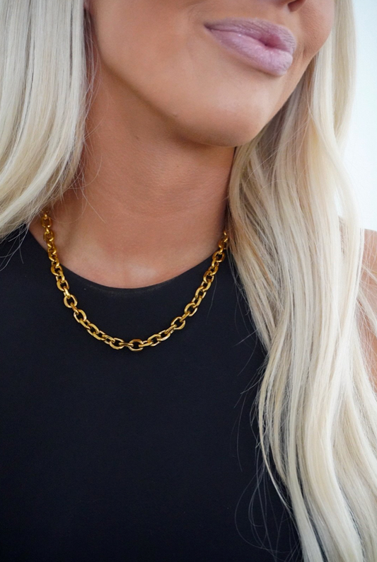 Aubrey Gold Necklace