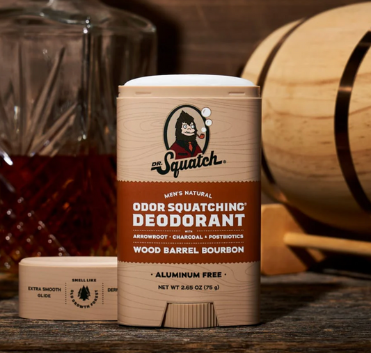 Dr. Squatch Wood Barrel Bourbon Deodorant