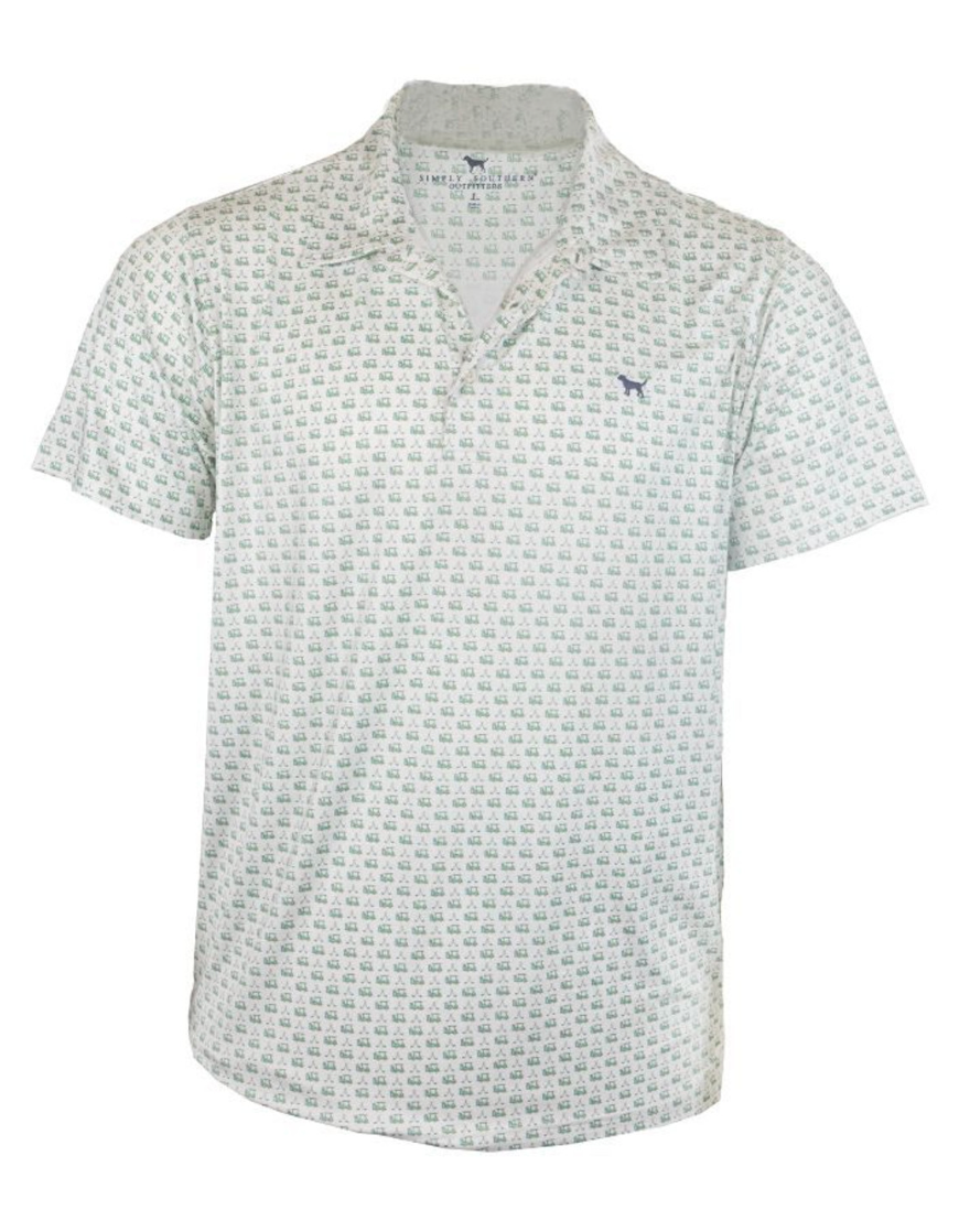Golf Patterned Polo