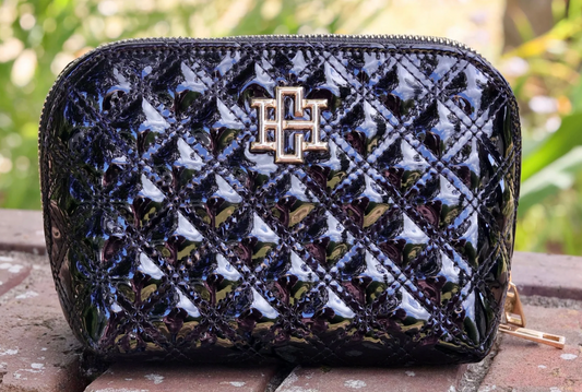 Ibiza Small Pouch | Black Patent SQ