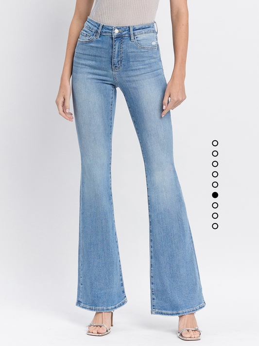 Bella | Vervet High Rise Long Flare Jeans