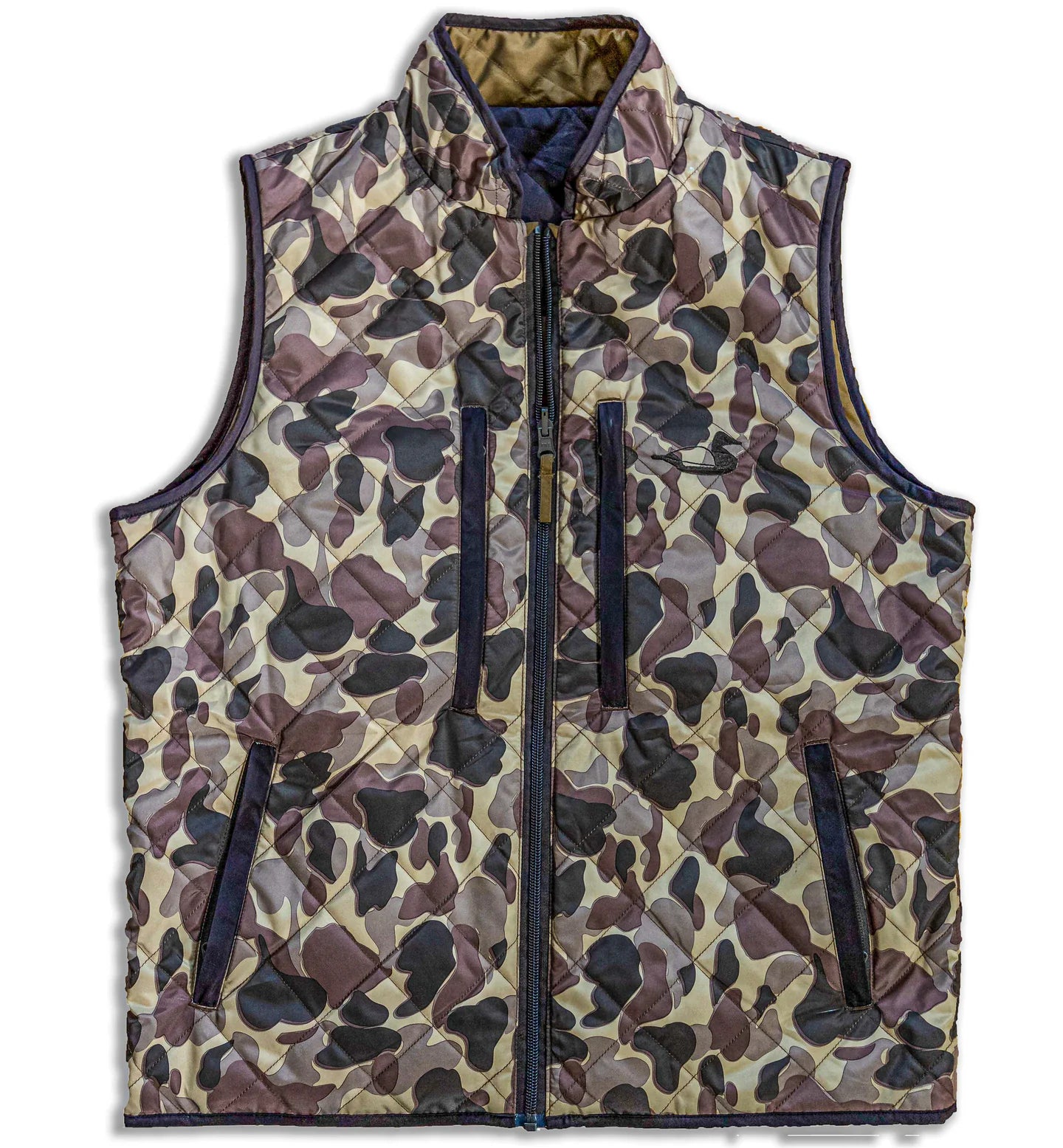 Dixie Decoys South Creek 2.0 Reversible FrogSkin Camo Vest