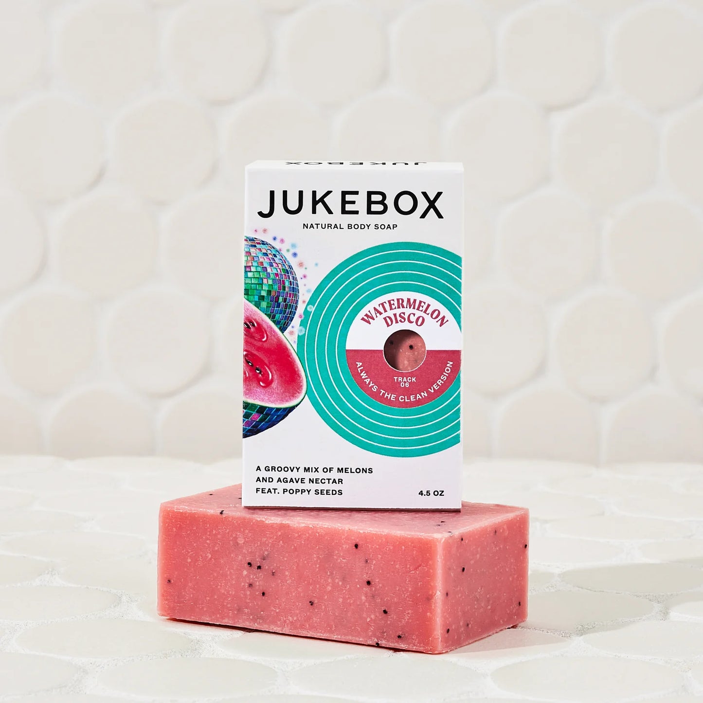 Watermelon Disco Bar Soap - Jukebox by Dr. Squatch