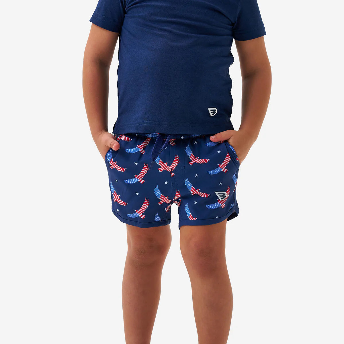 Burlebo Youth Swim Trunk | USA Eagle