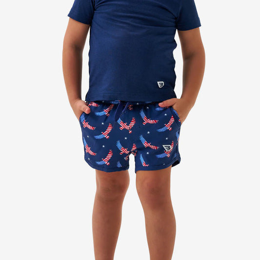 Burlebo Youth Swim Trunk | USA Eagle