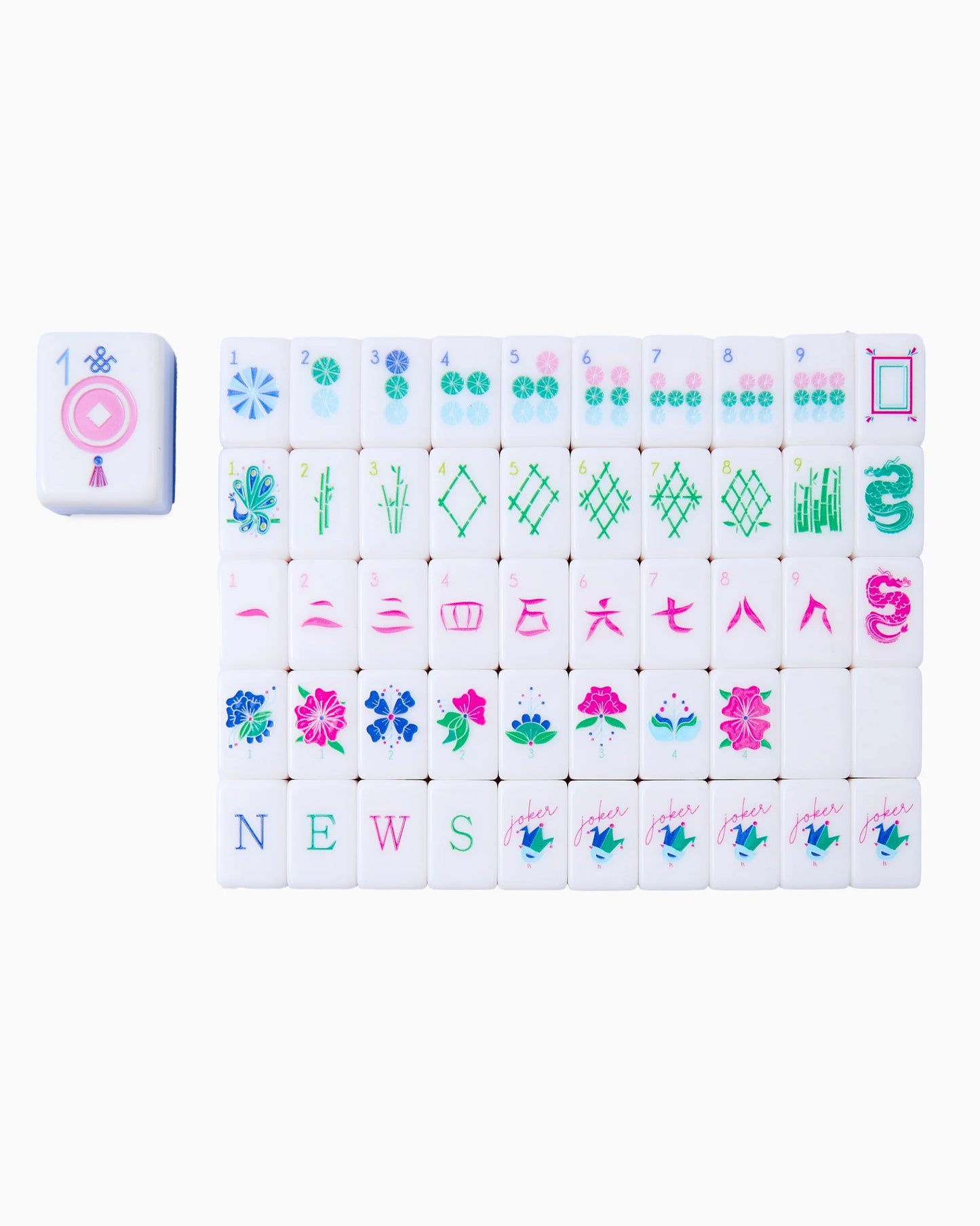 Oh My Mahjong | Aloha Mahjong Travel Set