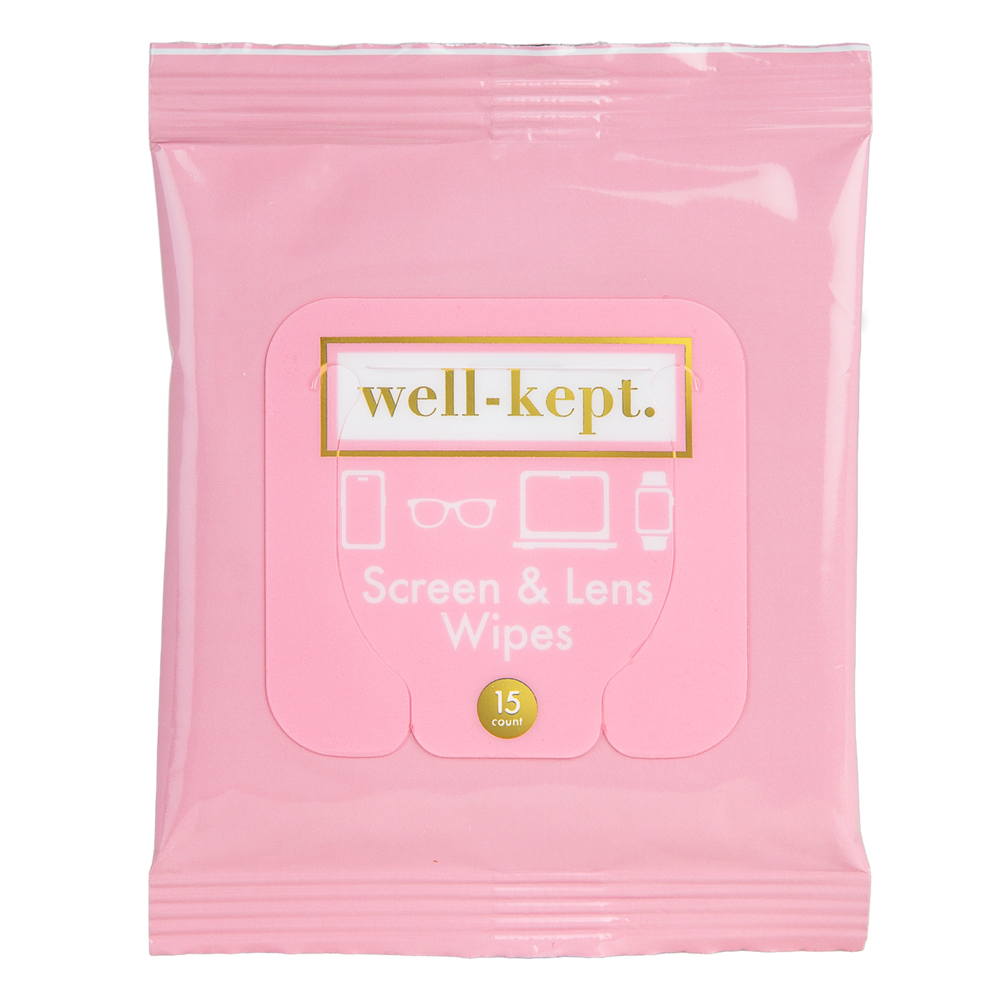 Well Kept Pink Slate Screen & Lens Wipes