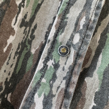 BC Raskulls Camo L/S Twill Button-Up (YOUTH)